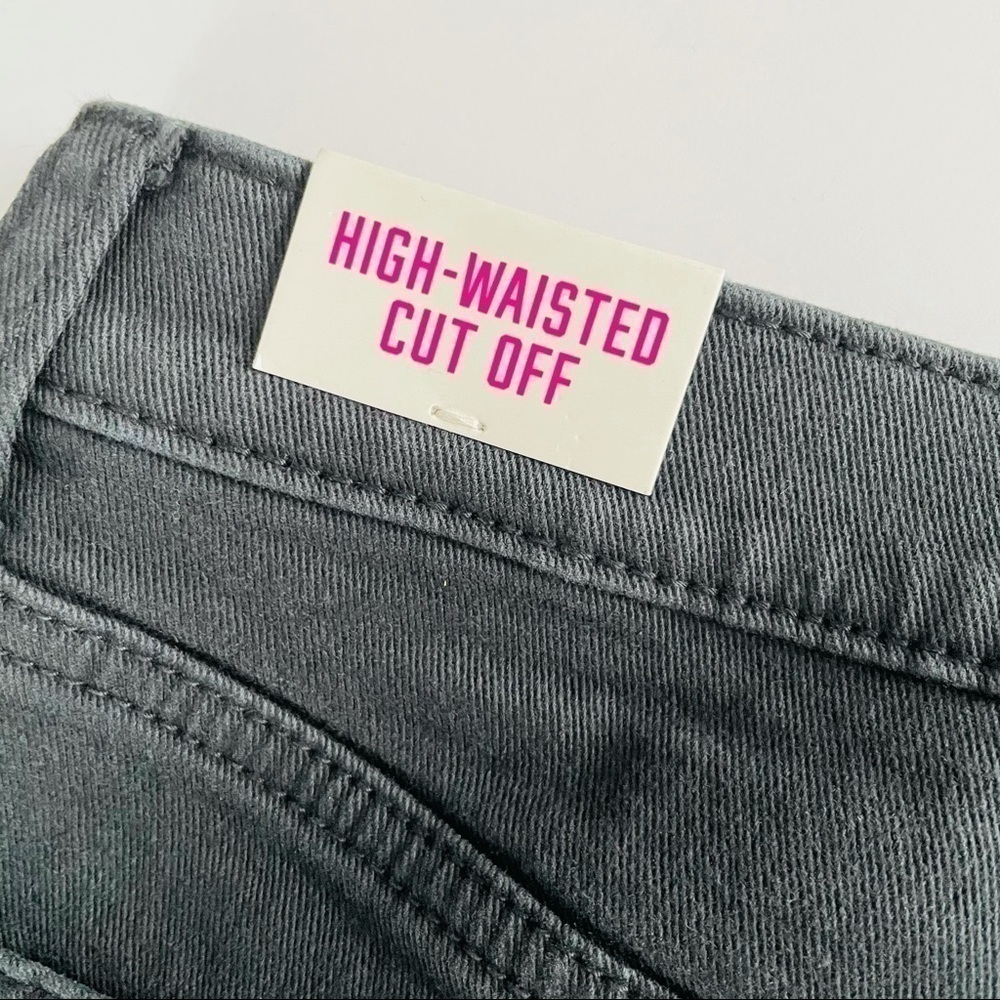 VS pink high waisted cut off shorts size 25 new - Picture 2 of 4